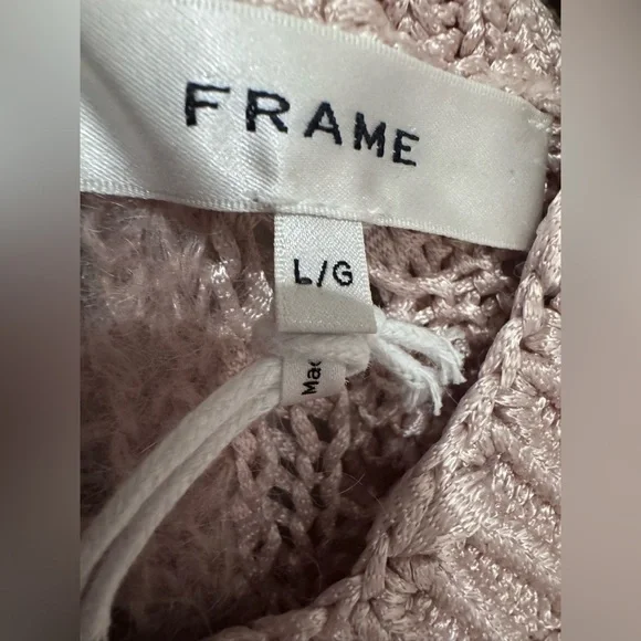 FRAME Femme Cable sweater size large - Picture 7 of 7